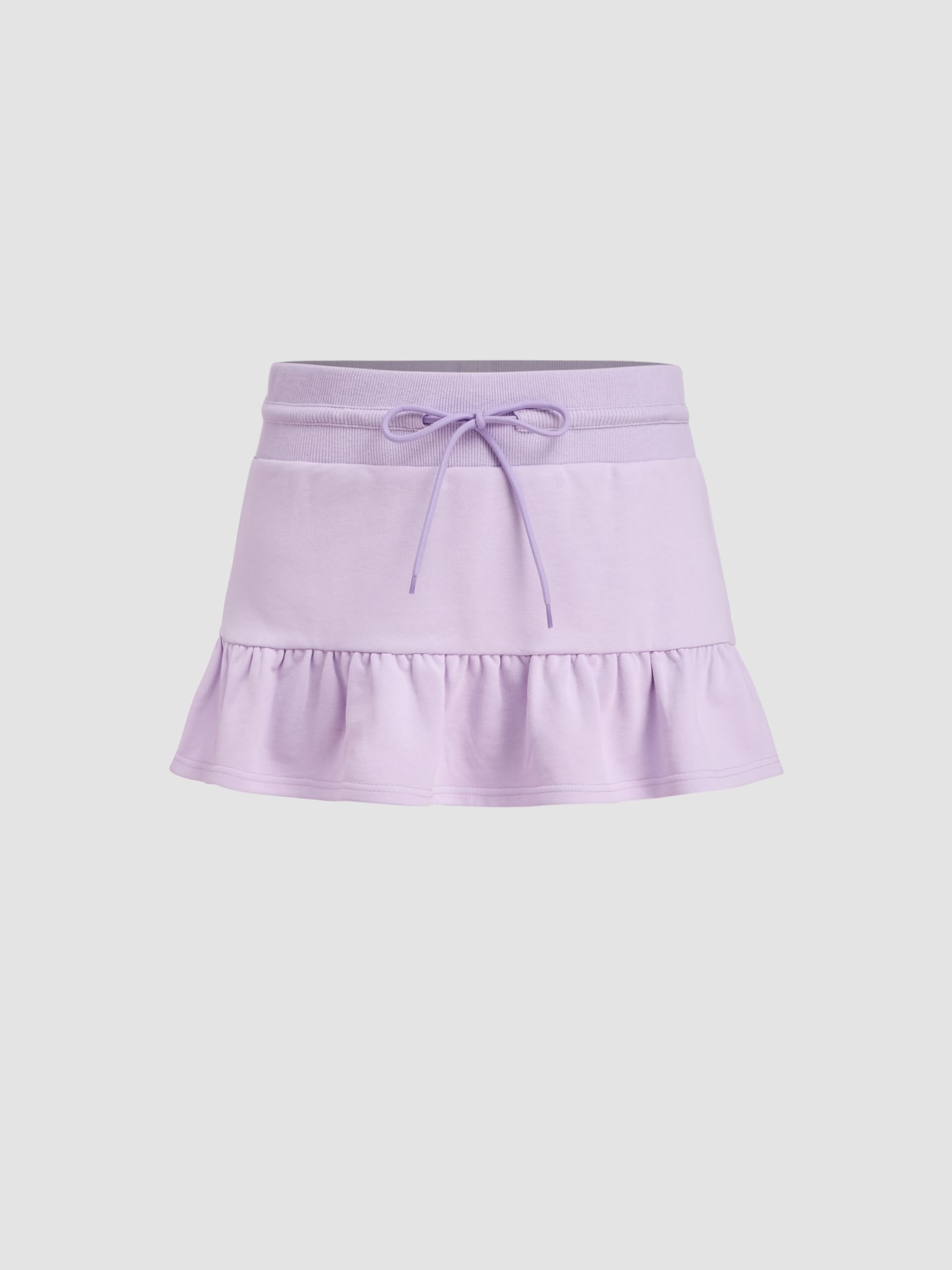 CIDER X Polly Pocket - Women's Mini Skirt Ruffle Hem High Waist Casual Skort Tennis Skirt - Image 4